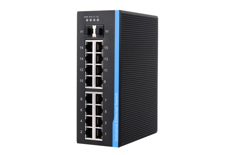 i718A 2光16電(diàn) 全千兆網管型工(gōng)業以太網交換機